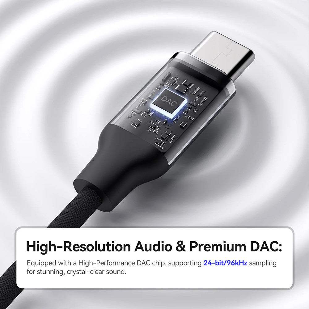 OneOdio KT21 Type C to 3.5mm DAC Adapter