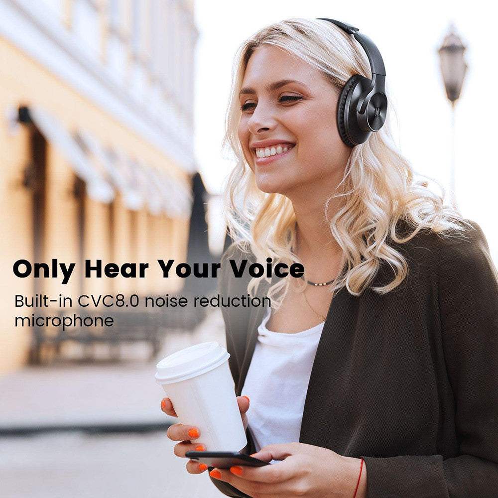 OneOdio Focus A10|Hybrid Active Noise Cancelling|Hi-Res Audio & Deep Bass - OneOdio