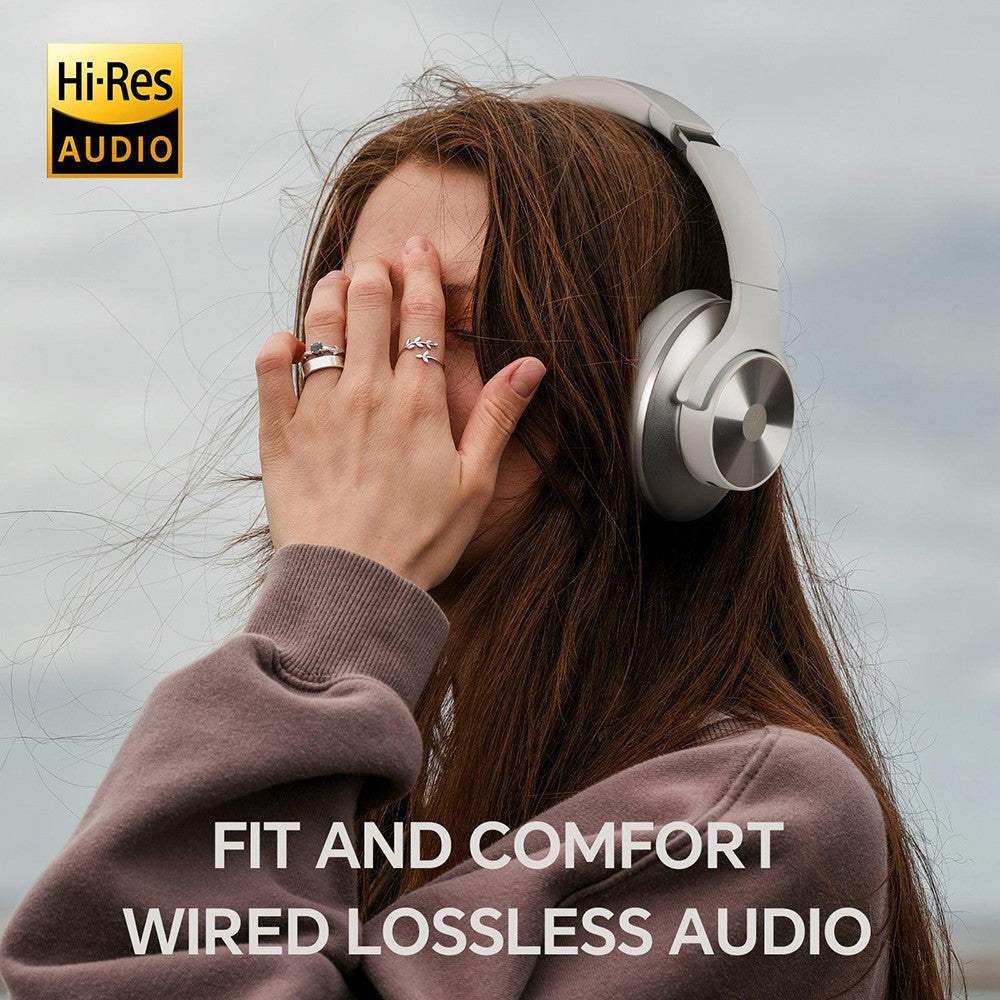 OneOdio Focus A10|Hybrid Active Noise Cancelling|Hi-Res Audio & Deep Bass - OneOdio