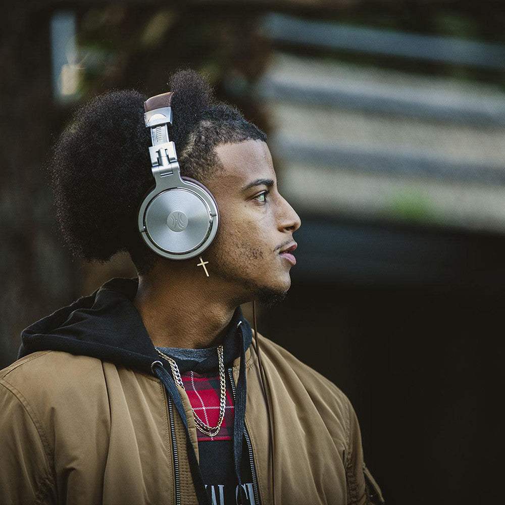 OneOdio Pro-30 Studio Wired Headphones (Silver)