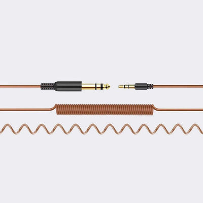 OneOdio Adapter-Free Spring Cables( Works with Pro 10/Pro 30/Pro 50)