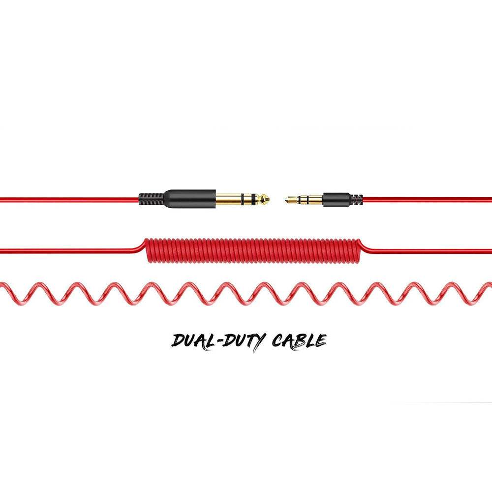 OneOdio Adapter-Free Spring Cables( Works with Pro 10/Pro 30/Pro 50)