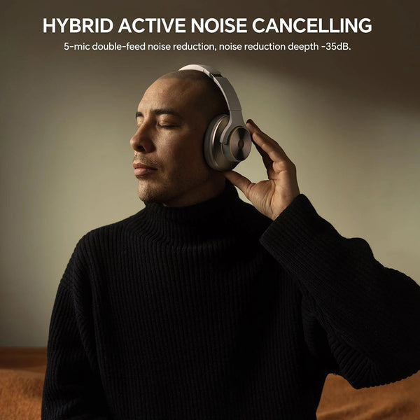 OneOdio Focus A10｜Hybrid Active Noise Cancelling｜Hi-Res Audio & Deep Bass - OneOdio