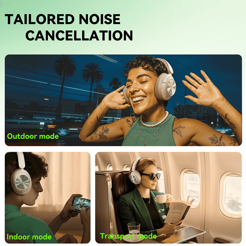 OneOdio Focus A6 Over-ear Hybrid ANC Headphones