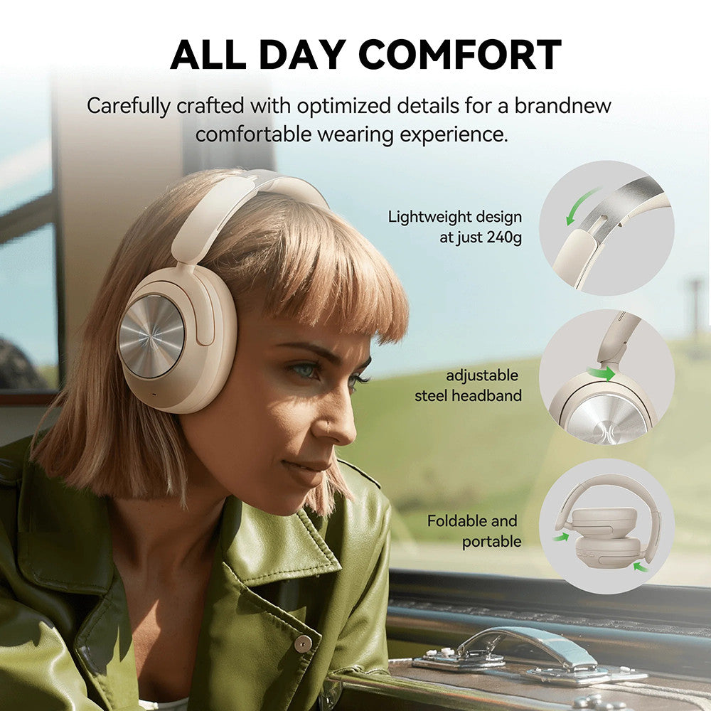 OneOdio Focus A6 Over-ear Hybrid ANC Headphones