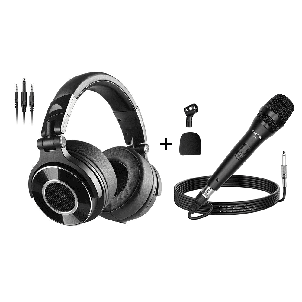 OneOdio Monitor 60 Sets - OneOdio Monitor 60 + Headphone Stand/Adapter Cable/Microphone