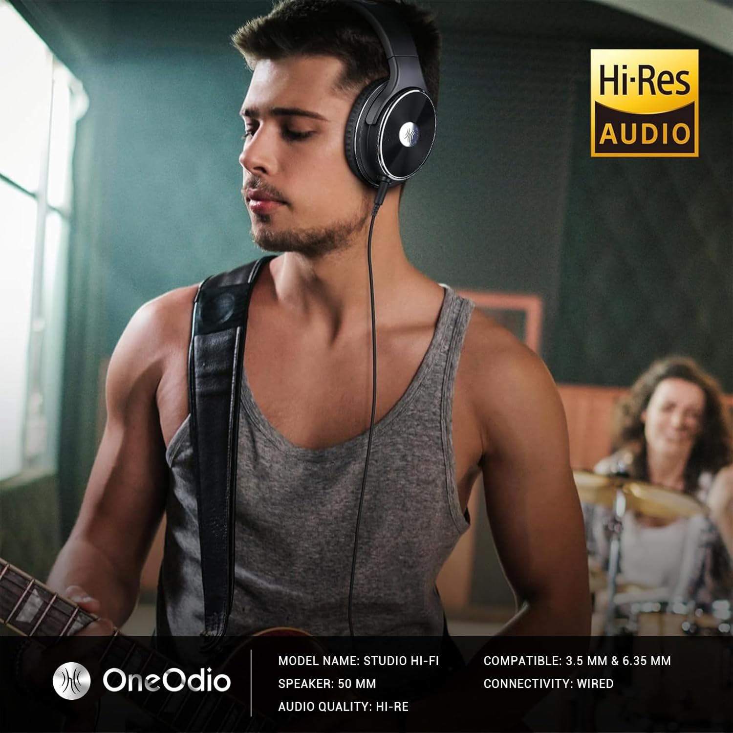 OneOdio® Studio HIFI Closed Back Wired Headphones