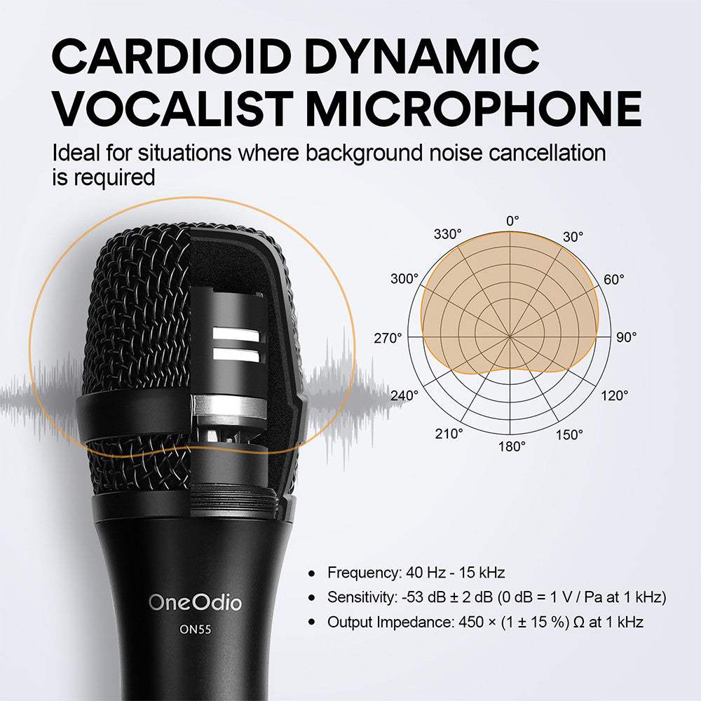 OneOdio ON55 Wired Microphone for Singing 