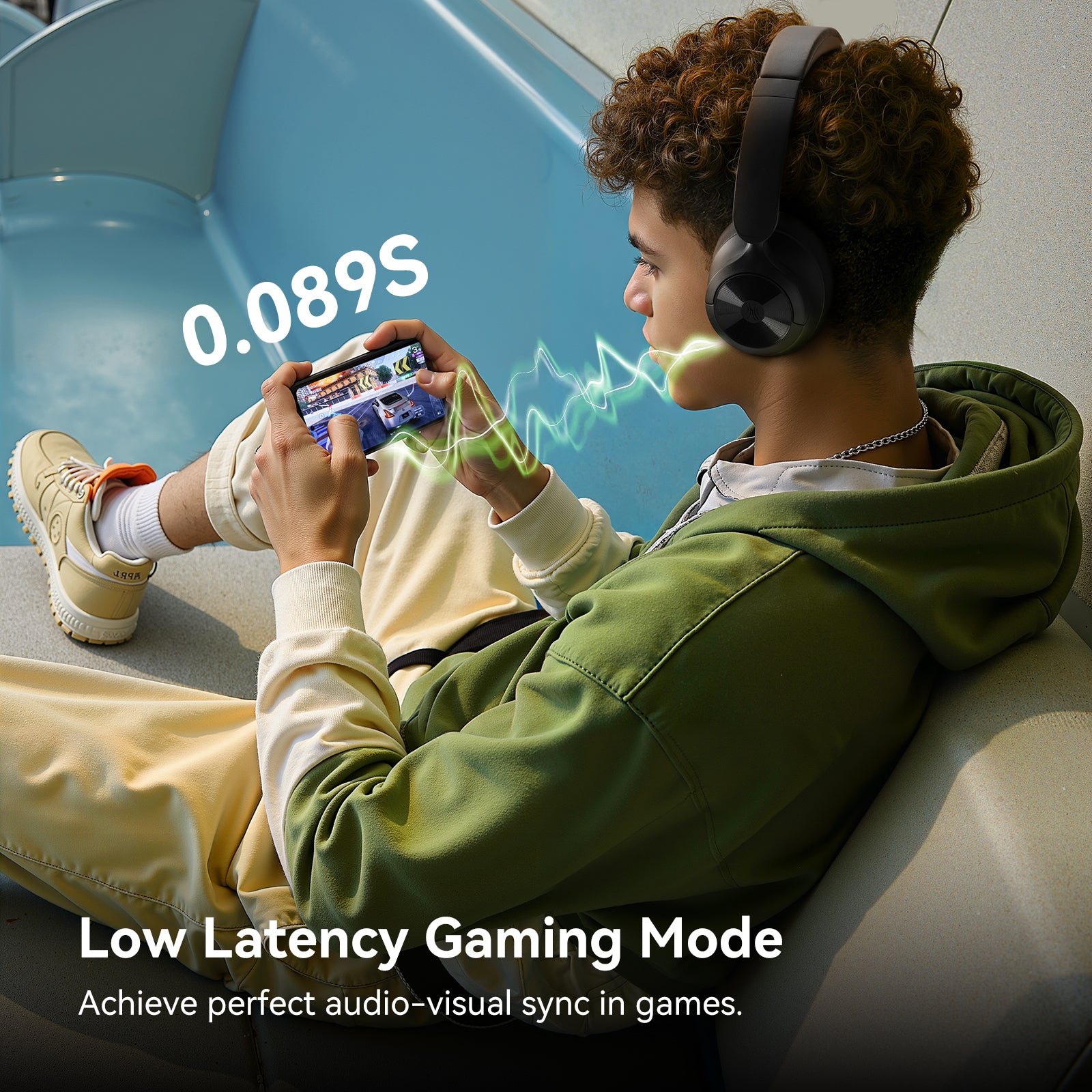 OneOdio Focus A1 Pro On-ear Hybrid ANC Headphones