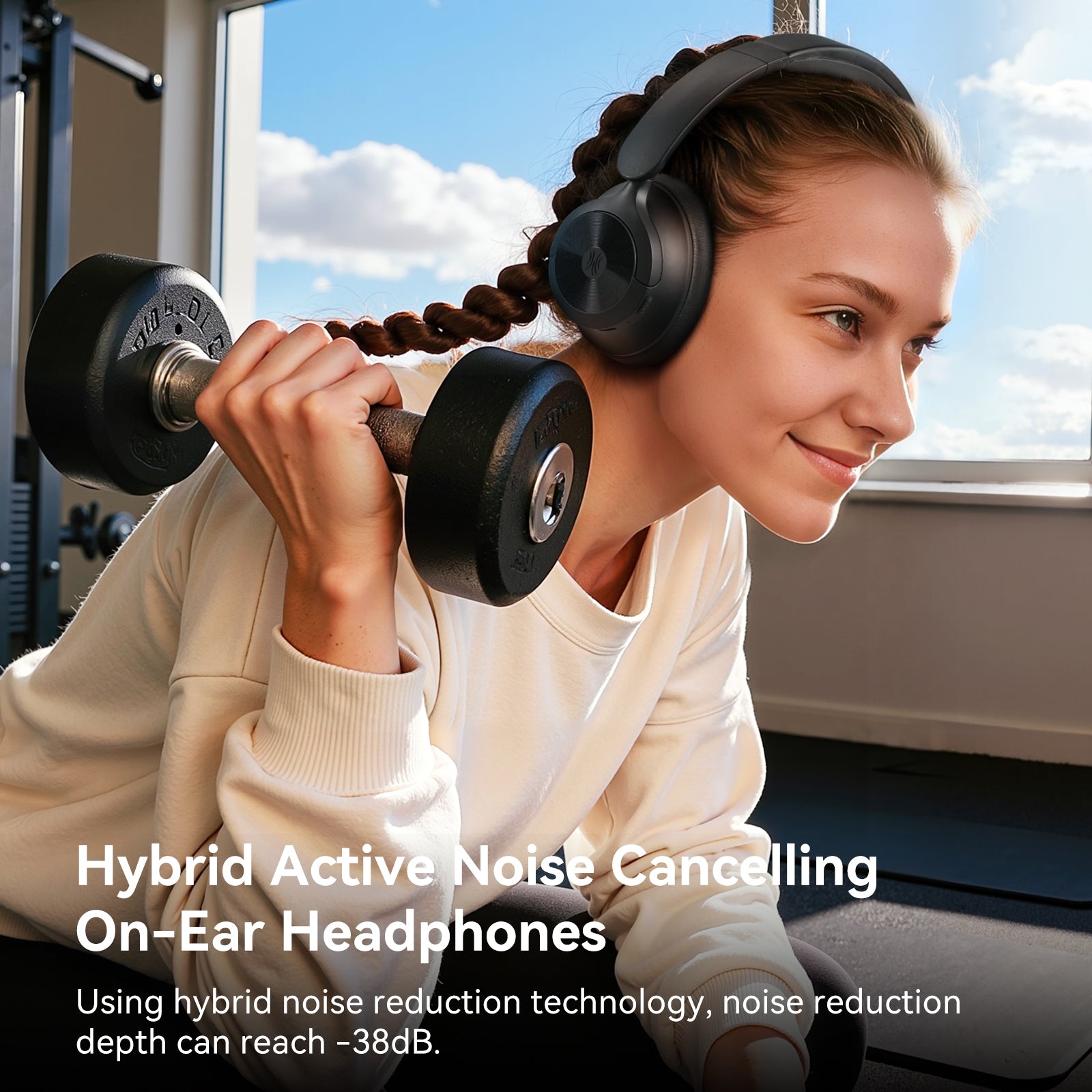 OneOdio Focus A1 Pro On-ear Hybrid ANC Headphones