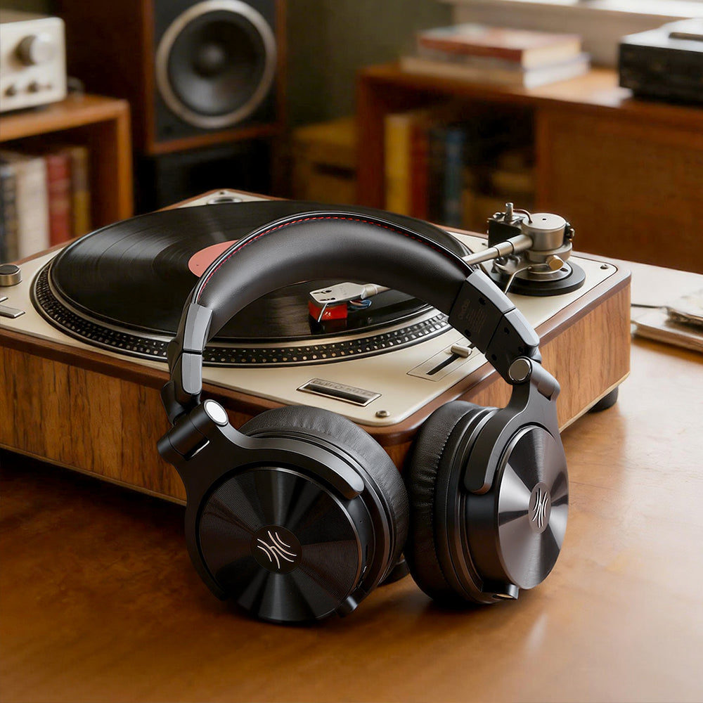 OneOdio Studio Max 2 Wireless DJ Headphones: KSHMR Co-Branded Edition | 9ms Ultra-low Latency & Hi-Res Audio