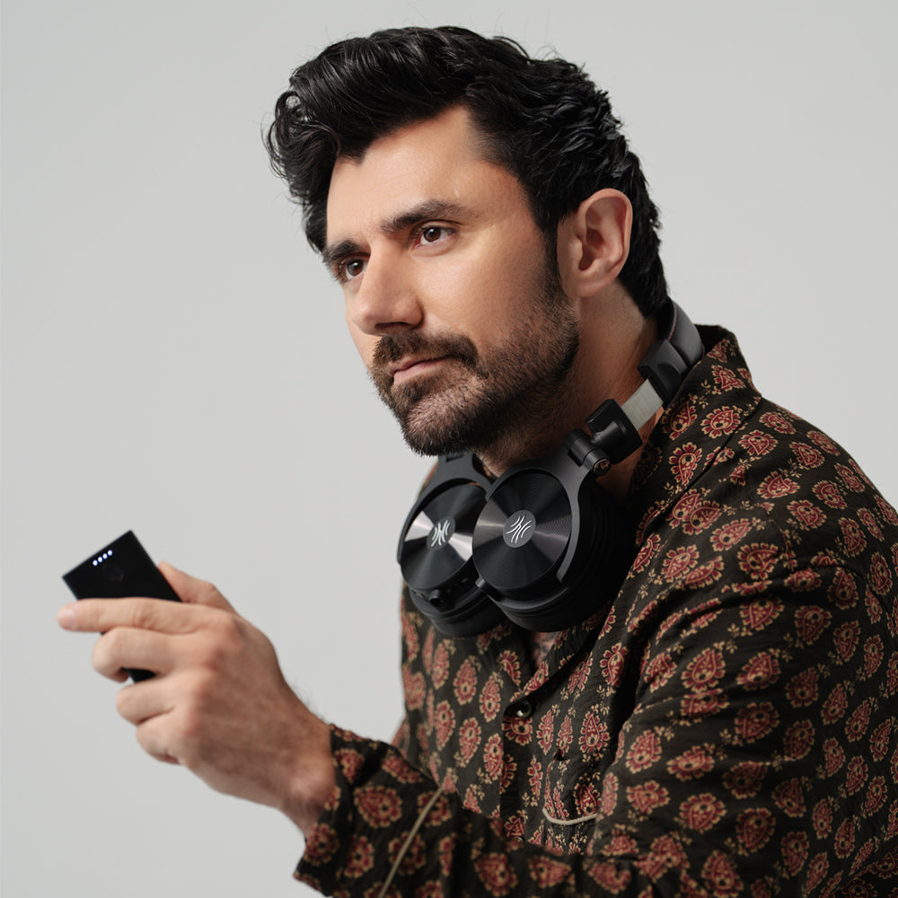 OneOdio Studio Max 2 Wireless DJ Headphones: KSHMR Co-Branded Edition | 9ms Ultra-low Latency & Hi-Res Audio