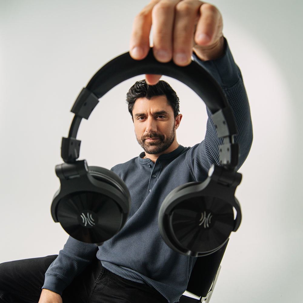 OneOdio Studio Max 2 Wireless DJ Headphones: KSHMR Co-Branded Edition | 9ms Ultra-low Latency & Hi-Res Audio