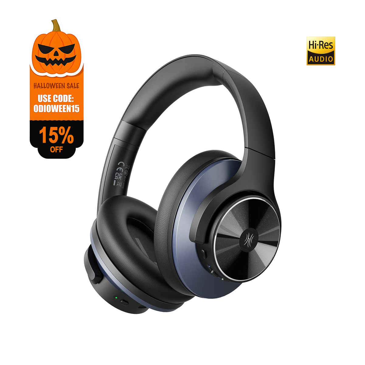 OneOdio Focus A10｜Hybrid Active Noise Cancelling｜Hi-Res Audio & Deep Bass