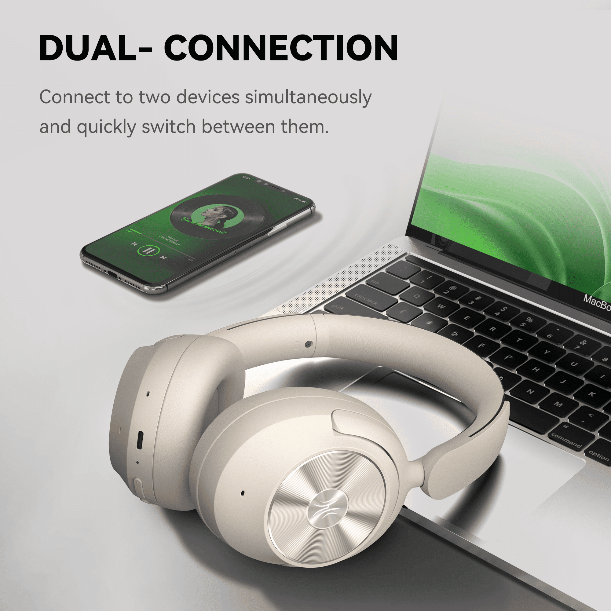 OneOdio Focus A6 Over-ear Hybrid ANC Headphones